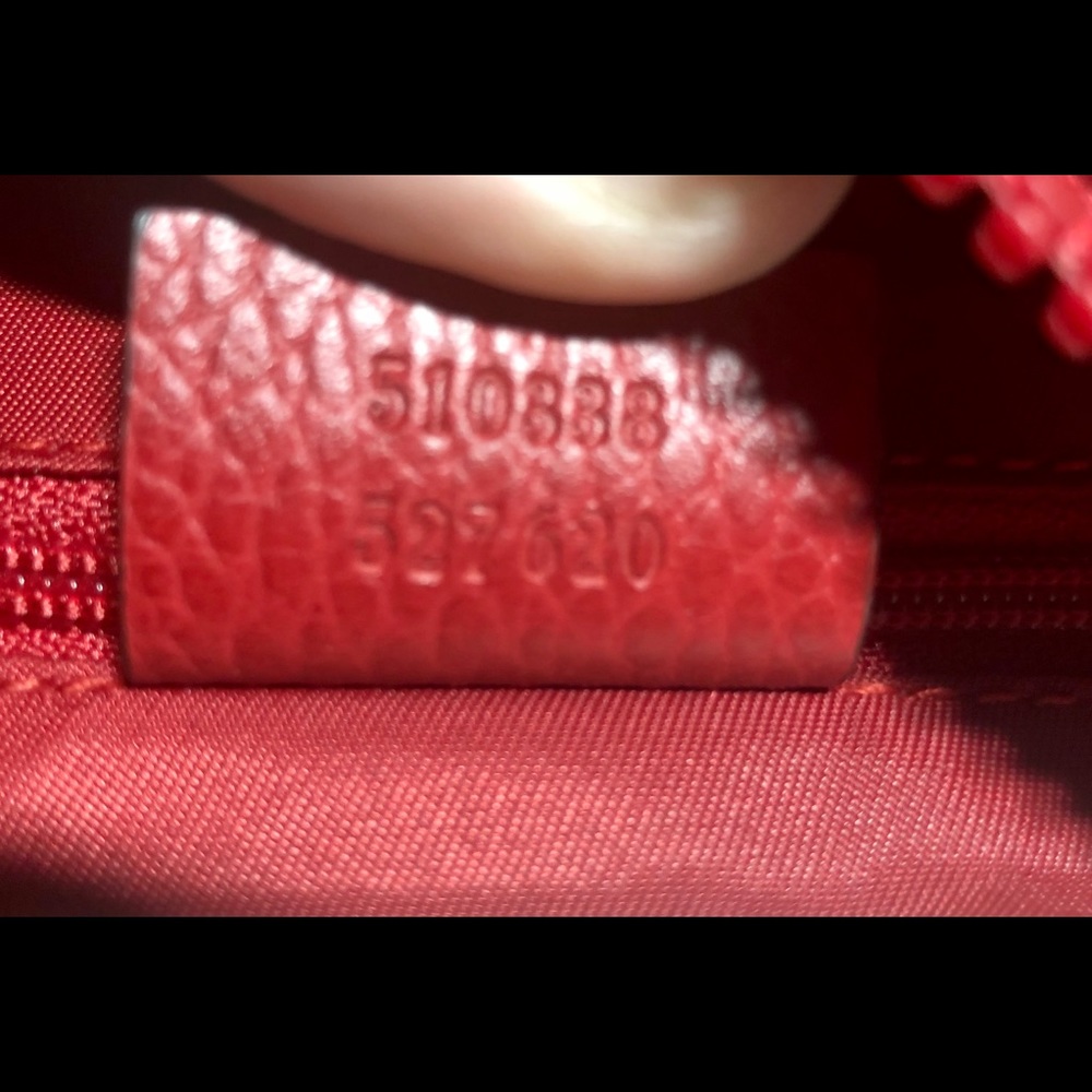 NEW Gucci Pouch - Red Nylon New - Picture 7 of 8